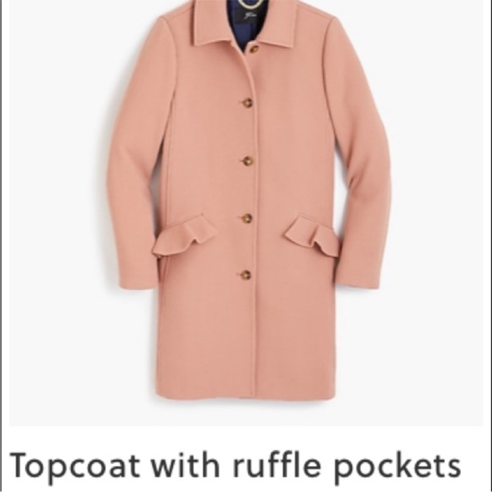 J. Crew Pink Coat in excellent condition 💝 - Picture 13 of 13